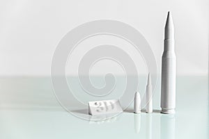 different ammunition is made from a 3d printer