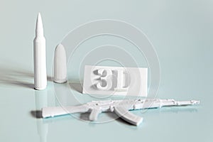 different ammunition is made from a 3d printer