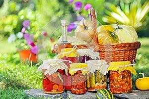 Different autumn preserves