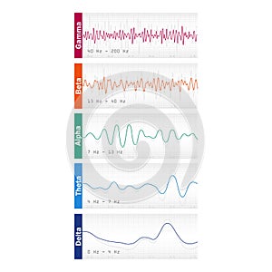 Different brain waves