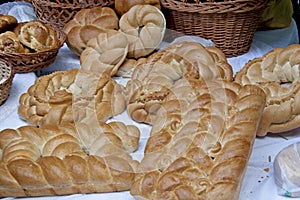 Different bread design exposed on a fair 