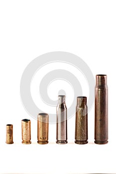 Different bullet shells