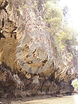 The different color cliff at Khao Le Kop 2