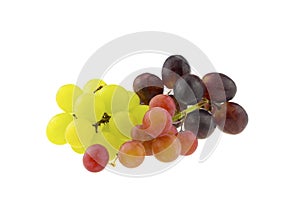 Different color grapes