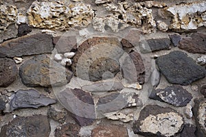 Different Color Lava Rocks To make A WAll