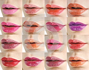 Different color lipstick