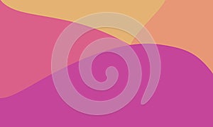 Different Color shades of Pink Curves Background Design