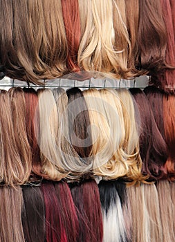 Different colors hair extensions