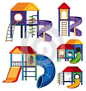 Different designs of playhouses