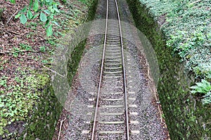 Different detailed views on railroads and rail crossings in germany