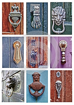 Different door knockers