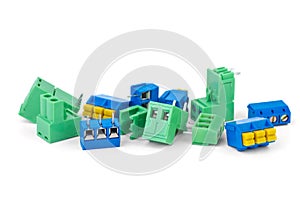 Different electrical connector blocks