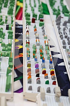 Different electrical connector blocks isolated