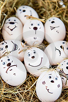 Different emotion faces