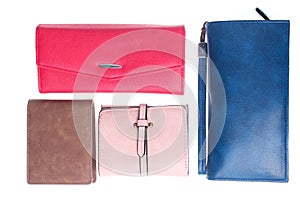 Different fashion leather wallets