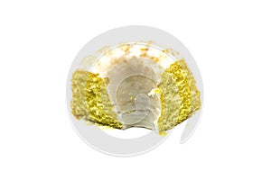 Lemon Cake isolated on white