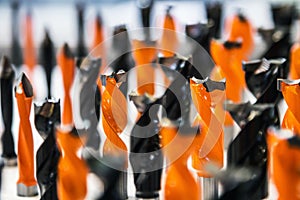 Different in form and purpose of the drill and the Boers