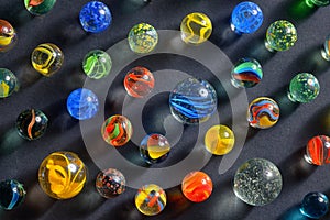 Different glass balls