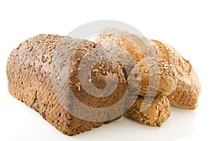 Different healthy brown bread