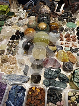 Different mineral stones