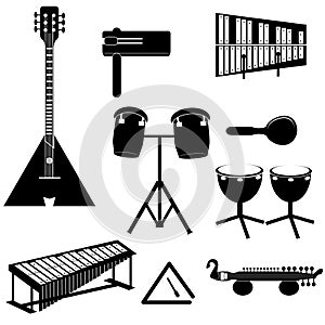 Different musical instruments