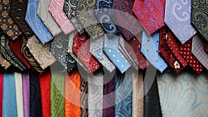 Different neckties scarfs for sale