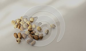 Different nuts , space for text