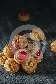 different panellets typical of Catalonia, Spain