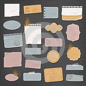 Different paper objects
