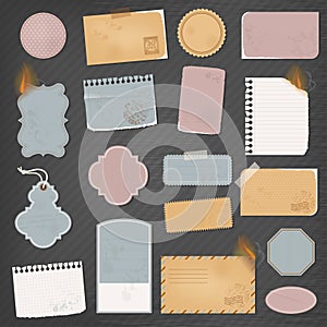 Different paper objects