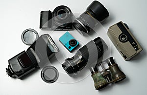 Different photographic objects photo