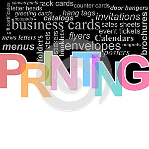 Different Printing Services and Products