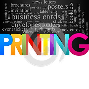 Different Printing Services and Products
