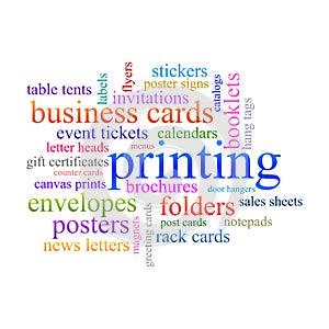 Different Printing Services and Products