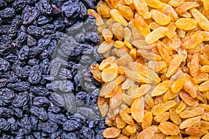 Different Raisins background