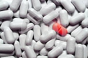 Different - red pill among pills