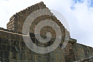 Different Ruin walls build by Inca- and CaÃ±ari indigenous people. Location: Ingapirca, Ecuador
