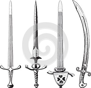 Different set of swords
