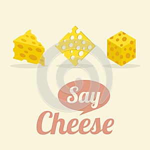 Different Shape of Cheeses