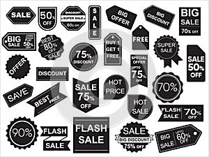 Amazing Sale Tags & Labels â Editable Vector Art