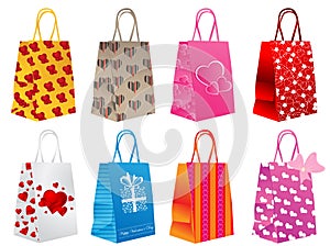 Different shopping bags