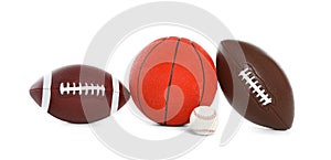 Different sport balls