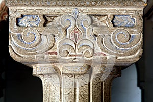 Arabic Columns of Al Andalus, Malaga, Andalusia, Spain photo