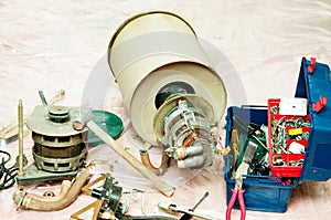 Different tools for rapair