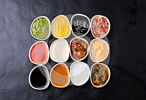 Different type of sauces