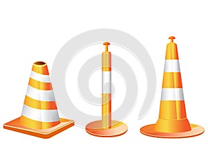 Different type of Traffic cones