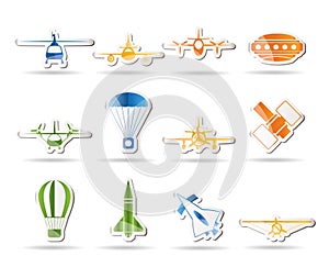 Different types of Aircraft Illustrations