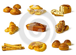 Different types of baked goods