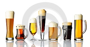 Different types of beer