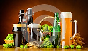 Different Types of Beer and Brewing Ingredients